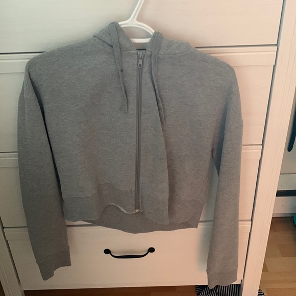 Harlow cropped zip up hoodie size small - Picture 1 of 1